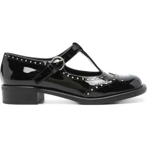 Pumps, female, , Size: 8 US Leather Mary Jane Pumps - Miu Miu - Modalova