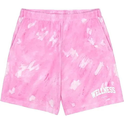 Taffy Tie Dye Bermuda Shorts , female, Sizes: S - Sporty & Rich - Modalova