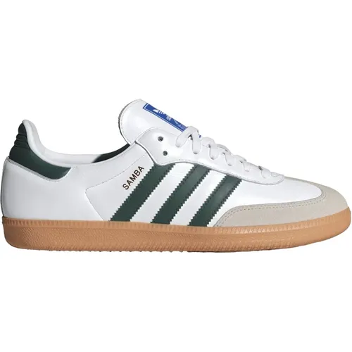 Sneakers, male, , Size: 4 1/3 US Samba OG Woman Cloud White Sneakers - adidas Originals - Modalova