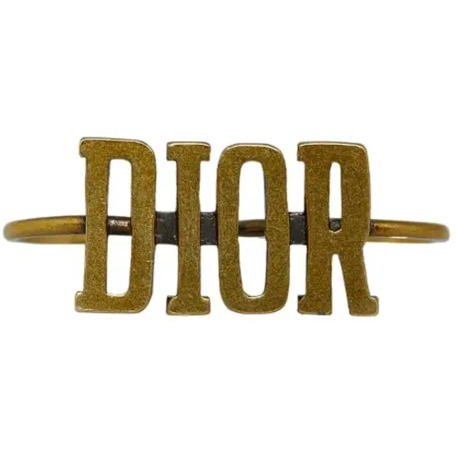 Pre-owned Jewellery, female, , Size: ONE SIZE Pre-owned Metal rings - Dior Vintage - Modalova