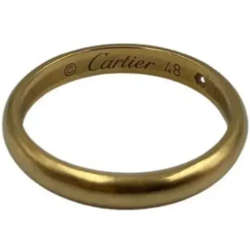 Pre-owned Rose Gold rings , female, Sizes: ONE SIZE - Cartier Vintage - Modalova