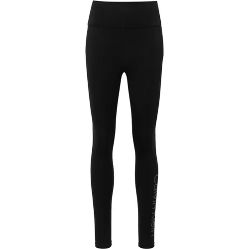 Sporty Leggings Scuba Design , female, Sizes: L, S, M, XS - Calvin Klein - Modalova