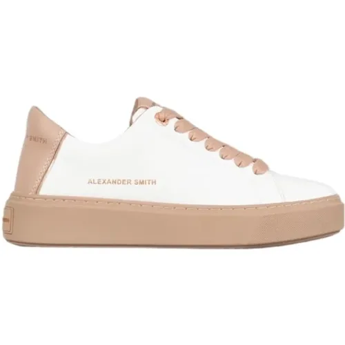 Sneakers, female, , Size: 9 US London Woman Nude Sneakers - Alexander Smith - Modalova