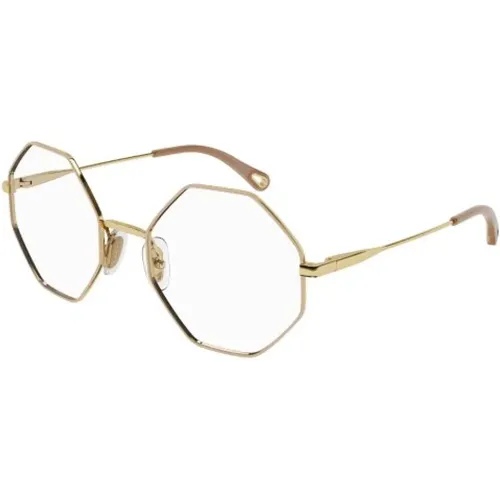 Gold Transparente Sonnenbrille - Chloé - Modalova