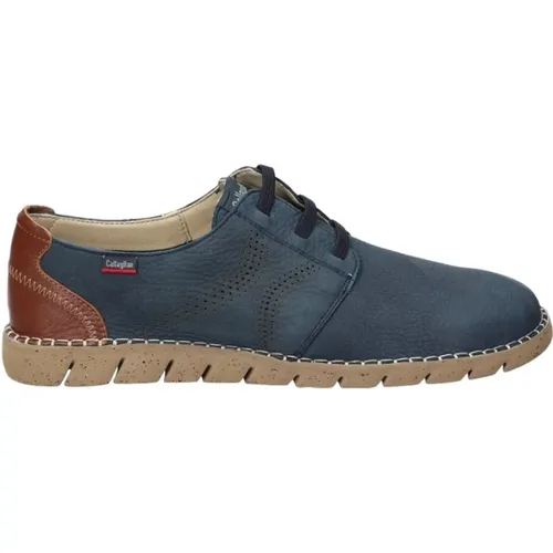 Laced Shoes, male, , Size: 7 US Casual Leather Men Shoes - Callaghan - Modalova