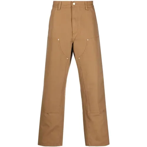 Straight Trousers, male, , Size: W30 Caramel Straight Leg Pants - Carhartt WIP - Modalova