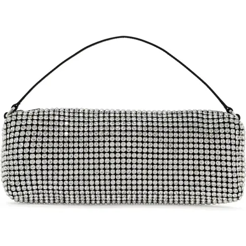 Mesh Strass Handtasche - alexander wang - Modalova