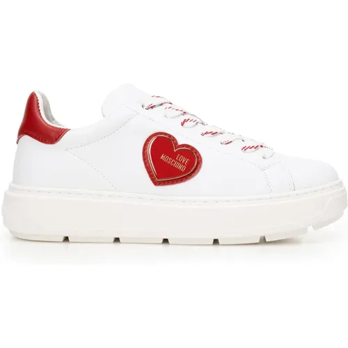 Edgy Metal Sneakers , female, Sizes: 8 UK, 4 UK, 7 UK - Love Moschino - Modalova