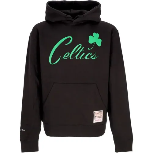 Hoodies, male, , Size: XL Boston Celtics Logo Hoodie - Mitchell & Ness - Modalova