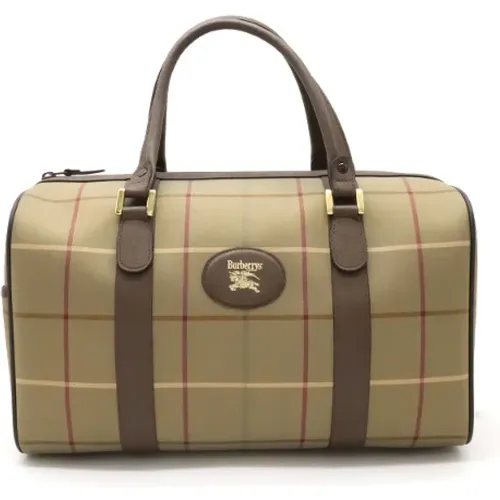 Pre-owned Weekend Bags, female, , Size: ONE SIZE Pre-owned Canvas travel-bags - Burberry Vintage - Modalova