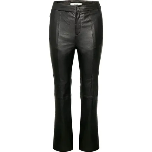 Leather Alm Fit Pants , female, Sizes: S, L, XL, M - Gestuz - Modalova