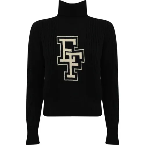 Geflochtener Pullover , Damen, Größe: M - Elisabetta Franchi - Modalova