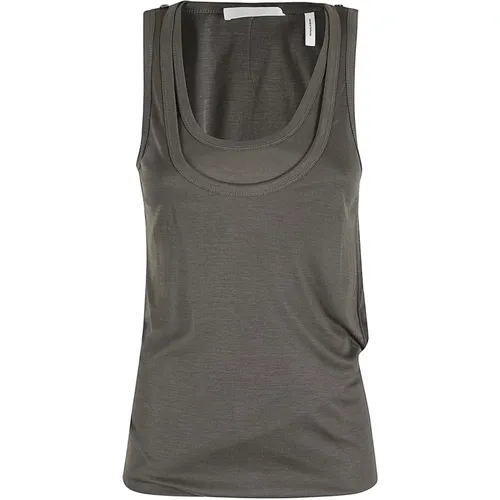 Double Layer Tank Top , female, Sizes: XS, S - Helmut Lang - Modalova