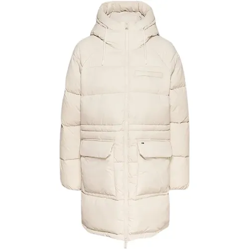 Water Repellent Coat , female, Sizes: S - Tommy Hilfiger - Modalova