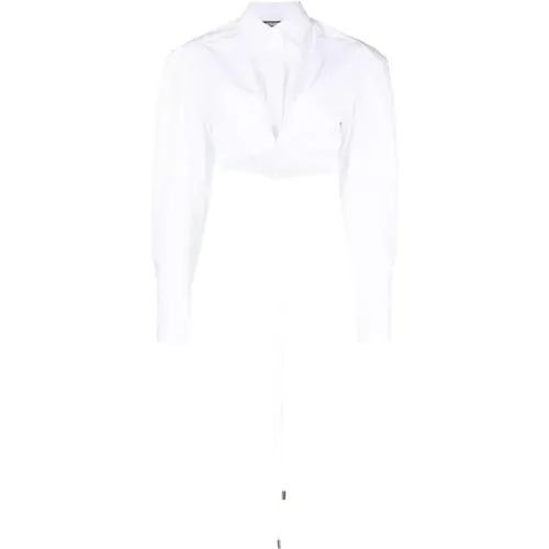 Plidao Cropped Shirt , female, Sizes: M, 2XS - Jacquemus - Modalova