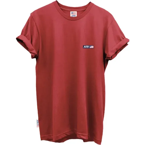 Tsim401R Men`s T-Shirt , male, Sizes: M, L, S - Autry - Modalova