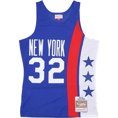 Sportswear, male, , Size: M Julius Erving Basketball Tank Top - Mitchell & Ness - Modalova