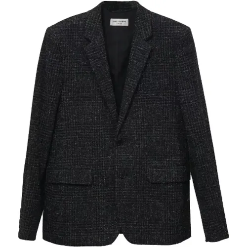 Pre-owned Jackets, male, , Size: 2XS Pre-owned Wool outerwear - Yves Saint Laurent Vintage - Modalova