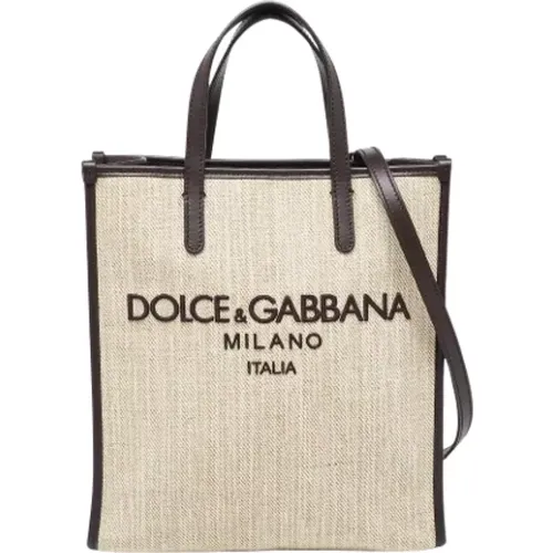 Pre-owned Canvas totes , female, Sizes: ONE SIZE - Dolce & Gabbana Pre-owned - Modalova