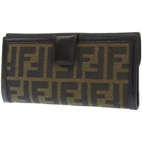 Pre-owned Wallets, female, , Size: ONE SIZE Pre-owned Leather wallets - Fendi Vintage - Modalova