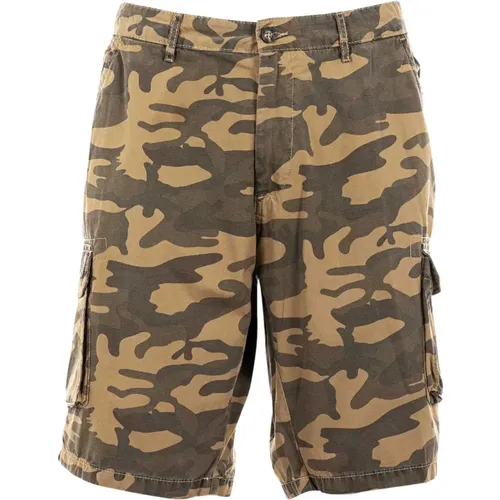 Cargo Bermuda Shorts Militärgrün , Herren, Größe: XS - Liu Jo - Modalova