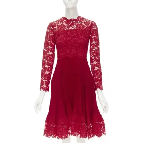 Pre-owned Silk dresses , female, Sizes: XS - Valentino Vintage - Modalova