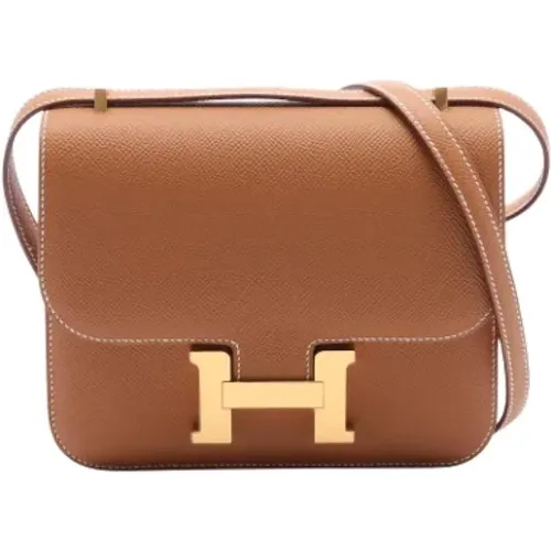 Pre-owned Cross Body Bags, female, , Size: ONE SIZE Pre-owned Leather shoulder-bags - Hermès Vintage - Modalova