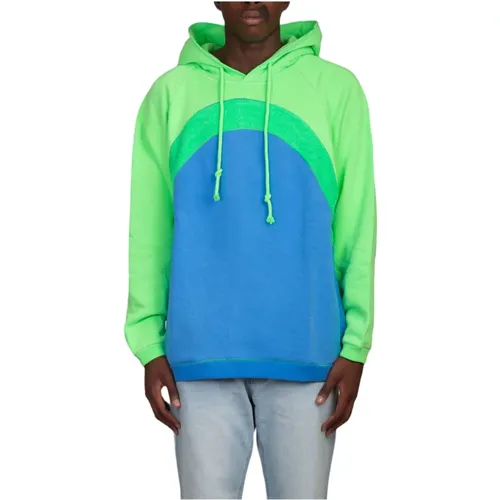 Blaue Rainbow Hoodie für bunten Look - ERL - Modalova