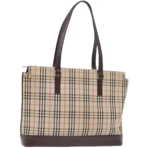 Pre-owned Canvas totes , female, Sizes: ONE SIZE - Burberry Vintage - Modalova