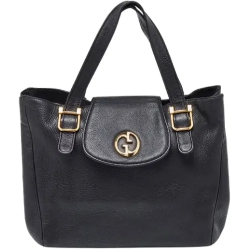 Pre-owned Tote Bags, female, , Size: ONE SIZE Pre-owned Leather totes - Gucci Vintage - Modalova