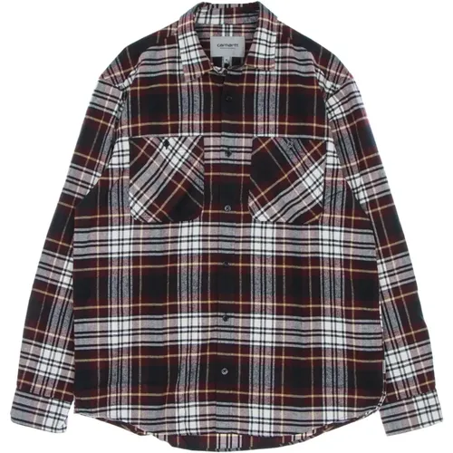 Casual Shirts, male, , Size: XL Check Flannel Long Sleeve Shirt - Carhartt WIP - Modalova