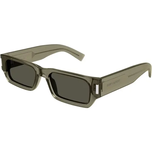 Braun Graue Sonnenbrille SL 660 - Saint Laurent - Modalova