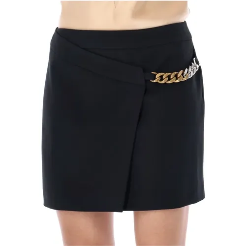 Falabella Chain Wrap Mini Skirt , female, Sizes: S, XS - Stella Mccartney - Modalova