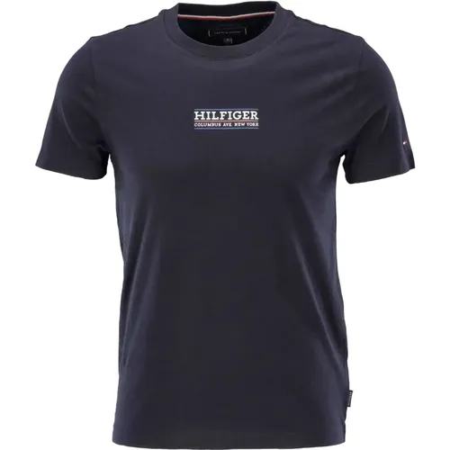 T-Shirt Kleines Hilfiger T-Shirt , Herren, Größe: XS - Tommy Hilfiger - Modalova