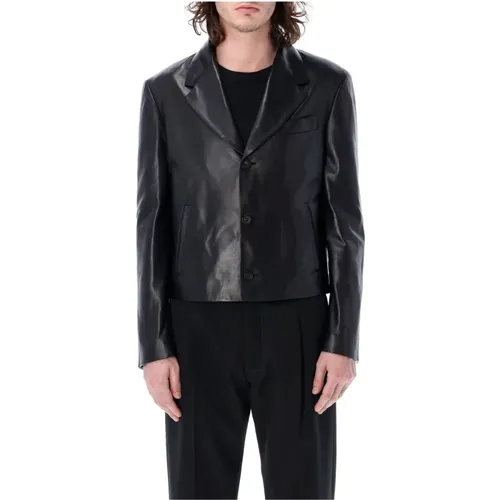 Men's Clothing Outerwear Ss23 , male, Sizes: L - Salvatore Ferragamo - Modalova