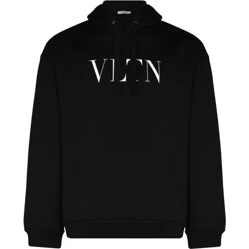 Hoodies, male, , Size: XL Logo Print Hoodie Sweater - Valentino Garavani - Modalova