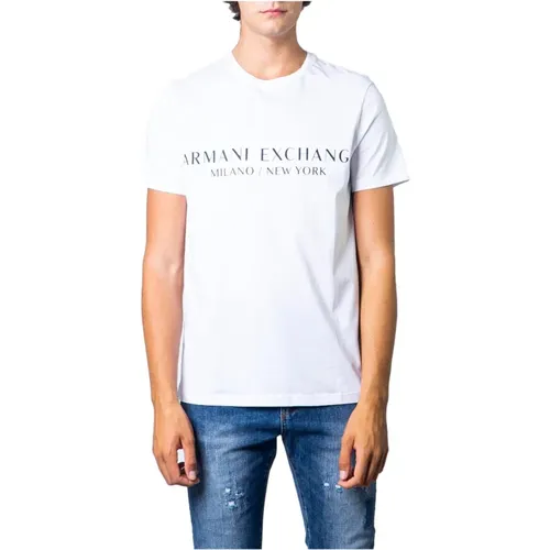 Print T-shirt for Men , male, Sizes: 2XL, L - Armani Exchange - Modalova
