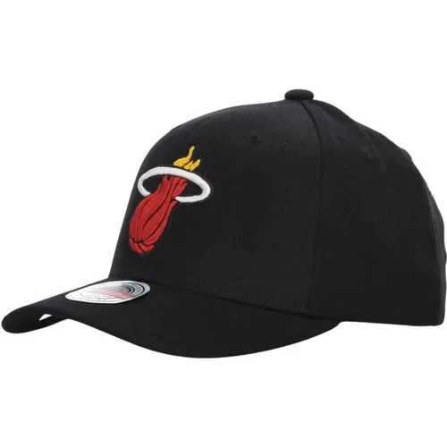 Miami Heat NBA Cap Red , male, Sizes: ONE SIZE - Mitchell & Ness - Modalova