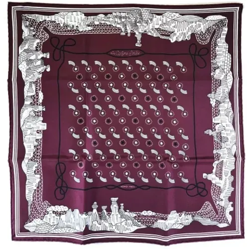 Pre-owned Silk scarves , female, Sizes: ONE SIZE - Hermès Vintage - Modalova