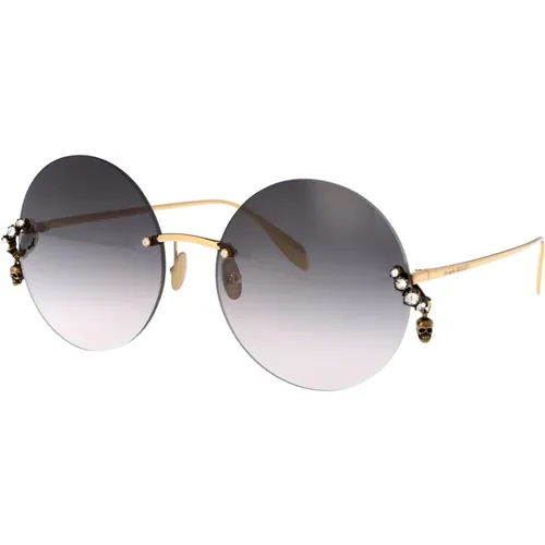 Stylische Sonnenbrille Am0418S , Damen, Größe: 62 MM - alexander mcqueen - Modalova