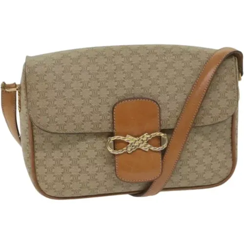 Pre-owned Cross Body Bags, female, , Size: ONE SIZE Pre-owned Canvas celine-bags - Celine Vintage - Modalova