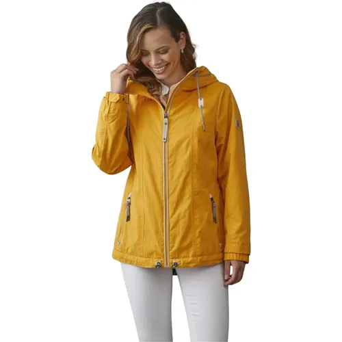 Light Jackets, female, , Size: 2XL Modern Fit Jacket with Hood and Climbing Rope - Junge - Modalova