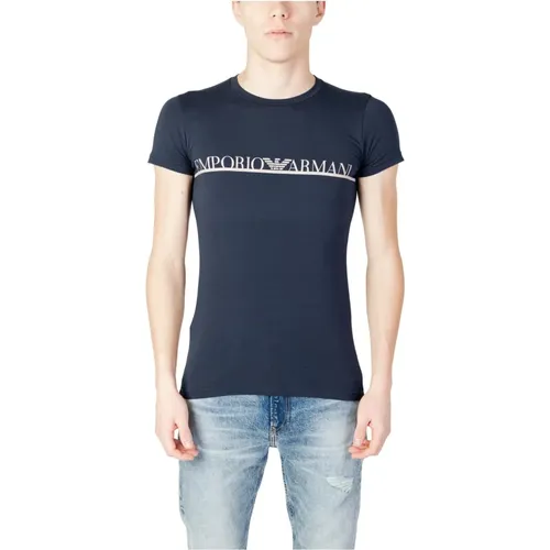 Mens Crew Neck T-Shirt , male, Sizes: XL - Emporio Armani - Modalova