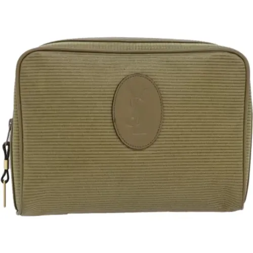 Pre-owned Clutches, female, , Size: ONE SIZE Pre-owned Coated canvas handbags - Salvatore Ferragamo Pre-owned - Modalova