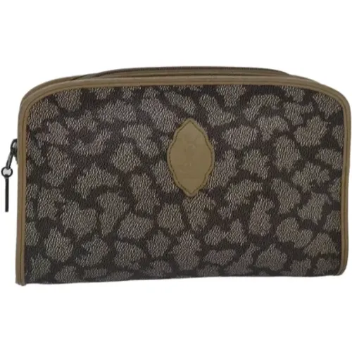 Pre-owned Leather clutches , female, Sizes: ONE SIZE - Yves Saint Laurent Vintage - Modalova