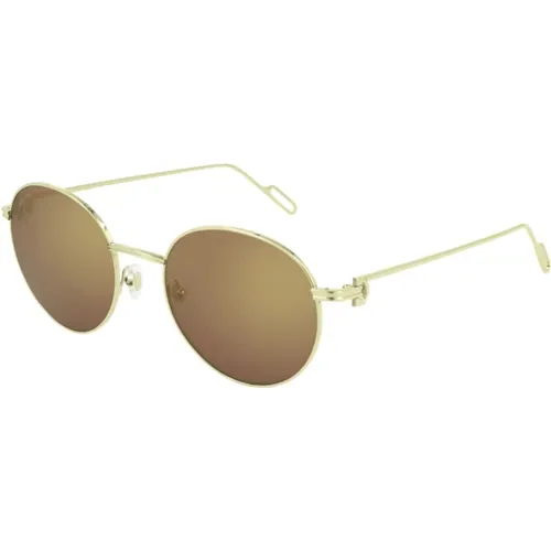 Sunglasses, unisex, , Size: ONE SIZE Stylish Sunglasses for Men - Cartier - Modalova