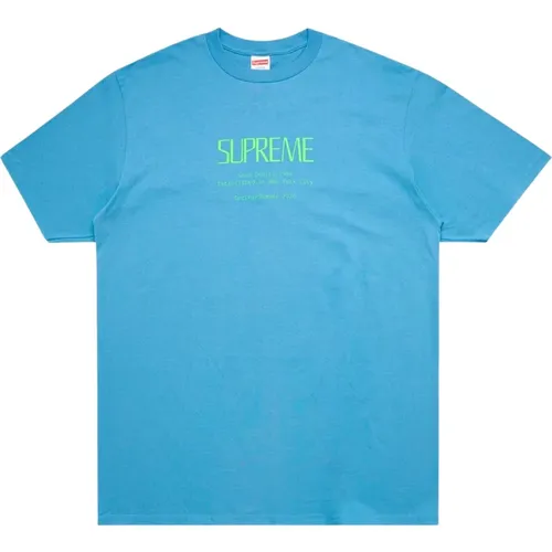 Limitierte Auflage Hellblaues Tee , Herren, Größe: L - Supreme - Modalova