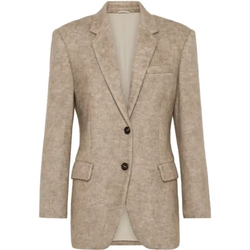 Monili Kettendetail Blazer - BRUNELLO CUCINELLI - Modalova