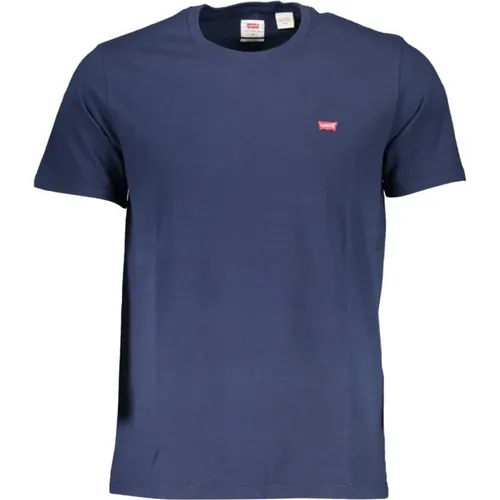 Herren Kurzarm Blau Baumwoll T-Shirt Levi's - Levis - Modalova