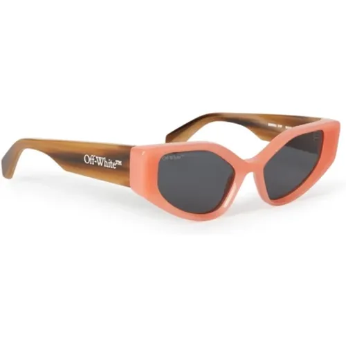 Memphis Sunglasses , unisex, Sizes: 54 MM - Off White - Modalova